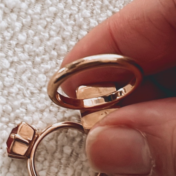 LOUIS VUITTON GREEN CRYSTAL RING - Picture 3 of 4